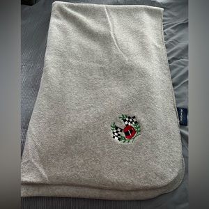 Holloway Light Weight Blanket Nascar Racing Helmet Finish Line Flags